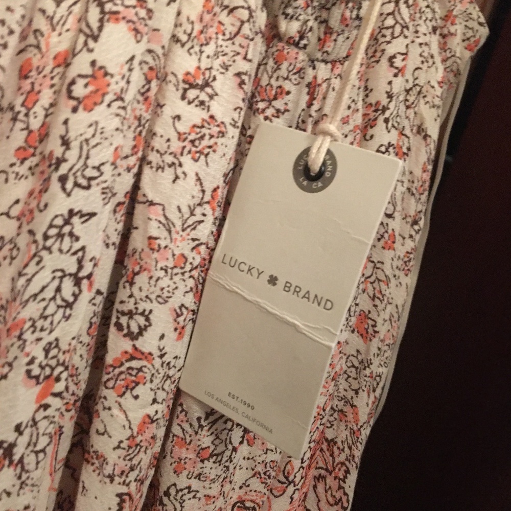Size XL Lucky Brand NWT Bohemian Sun Dress - Picture 2 of 5